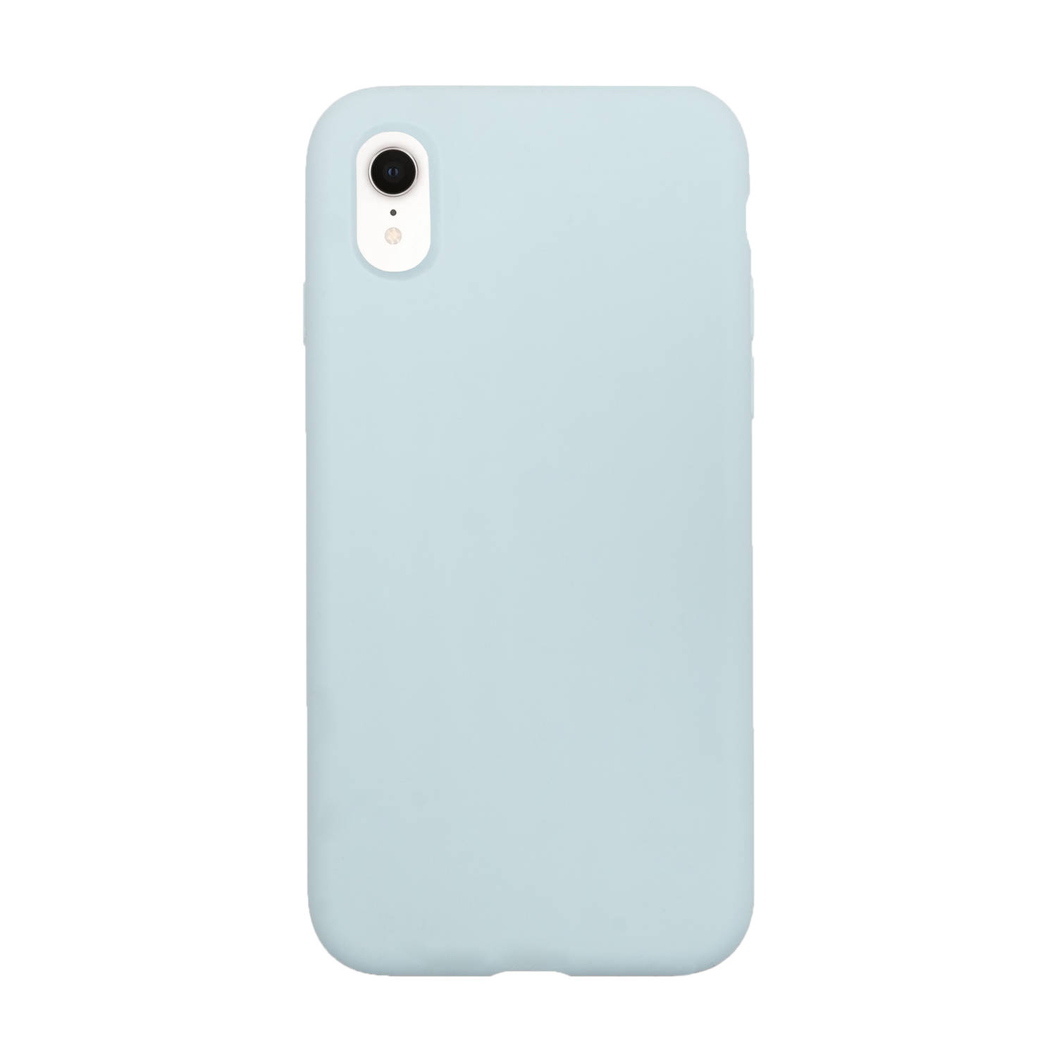 BMAX Siliconen hard case hoesje voor Apple iPhone Xr / Hard Cover / Beschermhoesje / Telefoonhoesje / Hard case / Telefoonbescherming - Zeeblauw