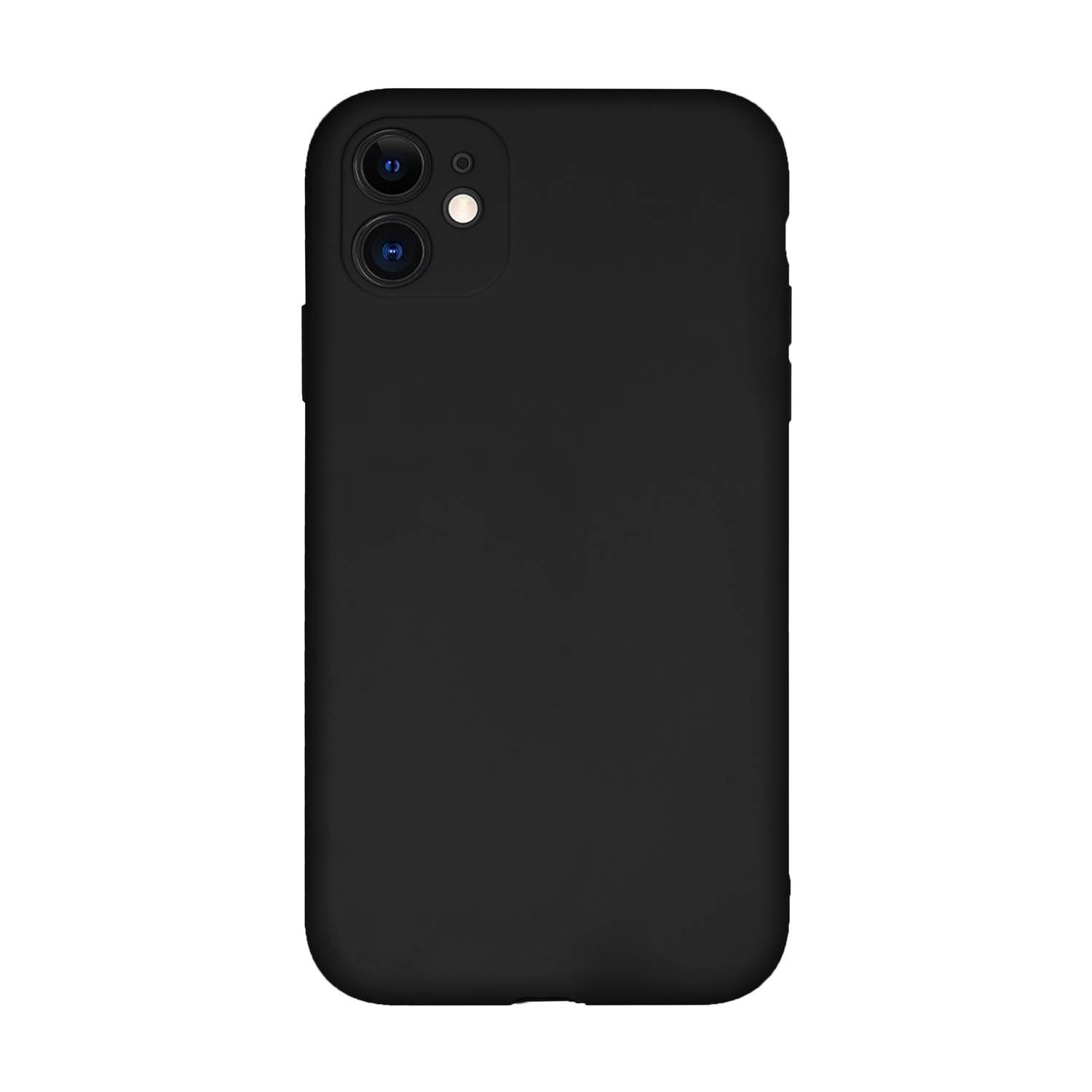 BMAX Liquid silicone case hoesje voor iPhone 11 - Black/Zwart
