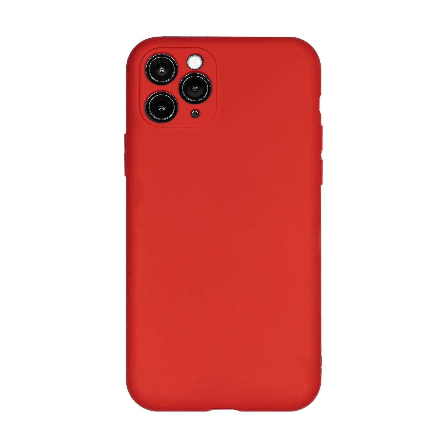 BMAX Siliconen hard case hoesje voor Apple iPhone 11 Pro / Hard Cover / Beschermhoesje / Telefoonhoesje / Hard case / Telefoonbescherming - Rood