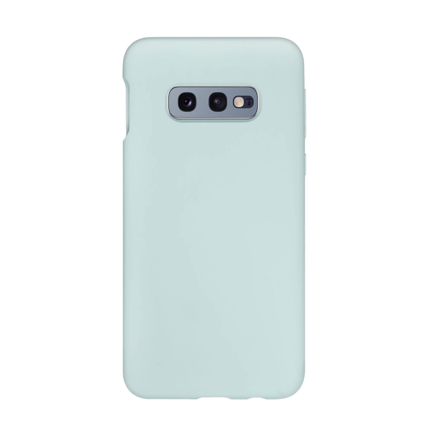 BMAX Liquid silicone case hoesje voor Samsung Galaxy S10e - Ice Blue/Turquoise