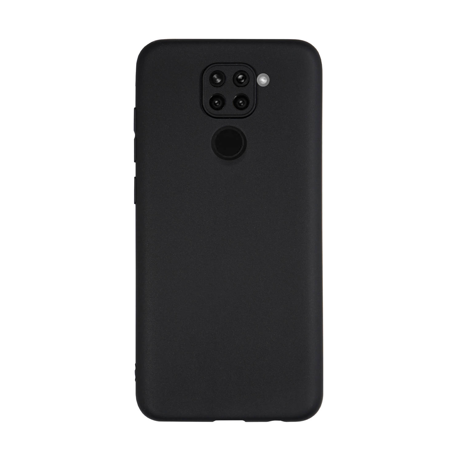 Bmax Essential Matte Case Xiaomi Redmi Note 9 Hoesje - Black/zwart