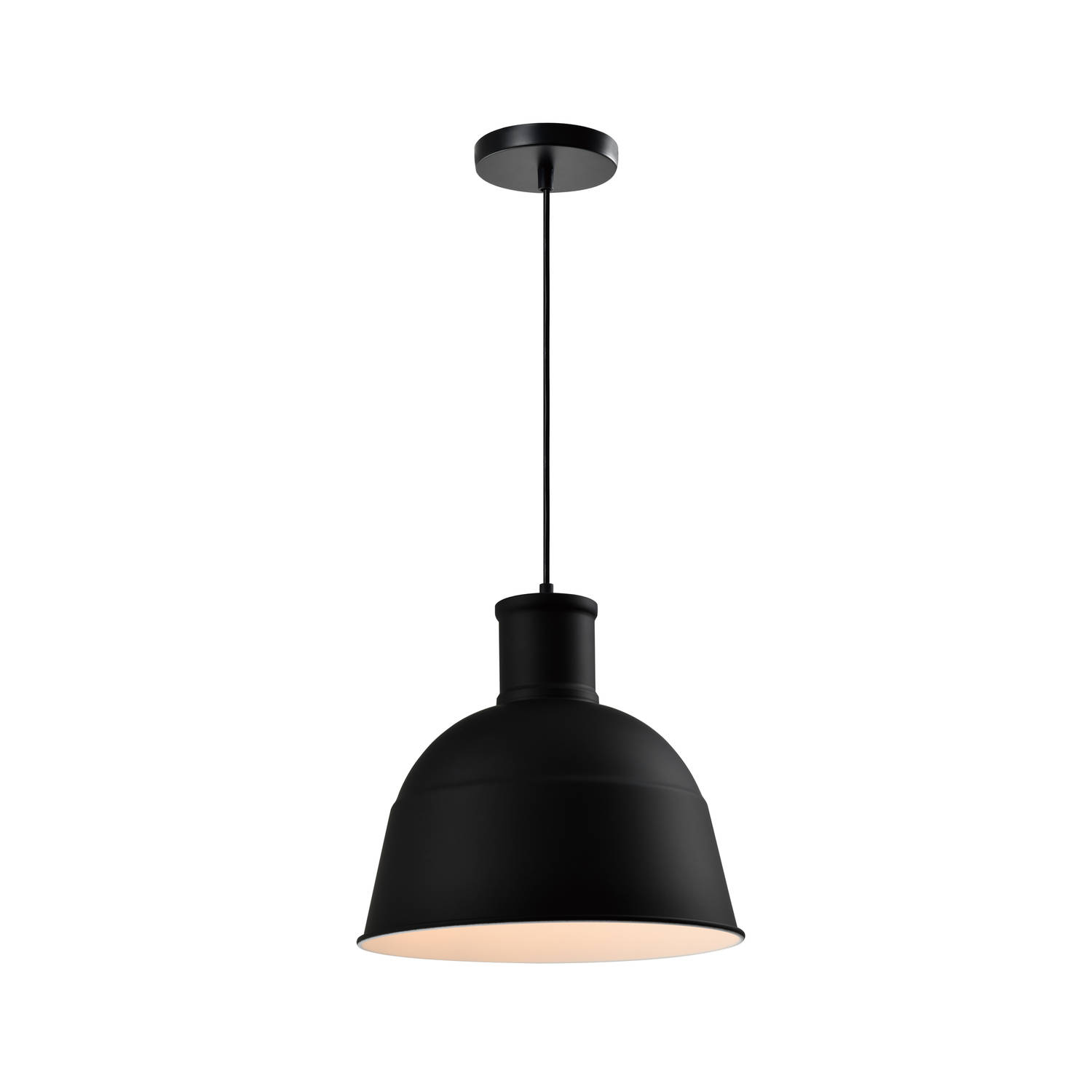 Quvio Hanglamp Rond Zwart Quv5121l-black