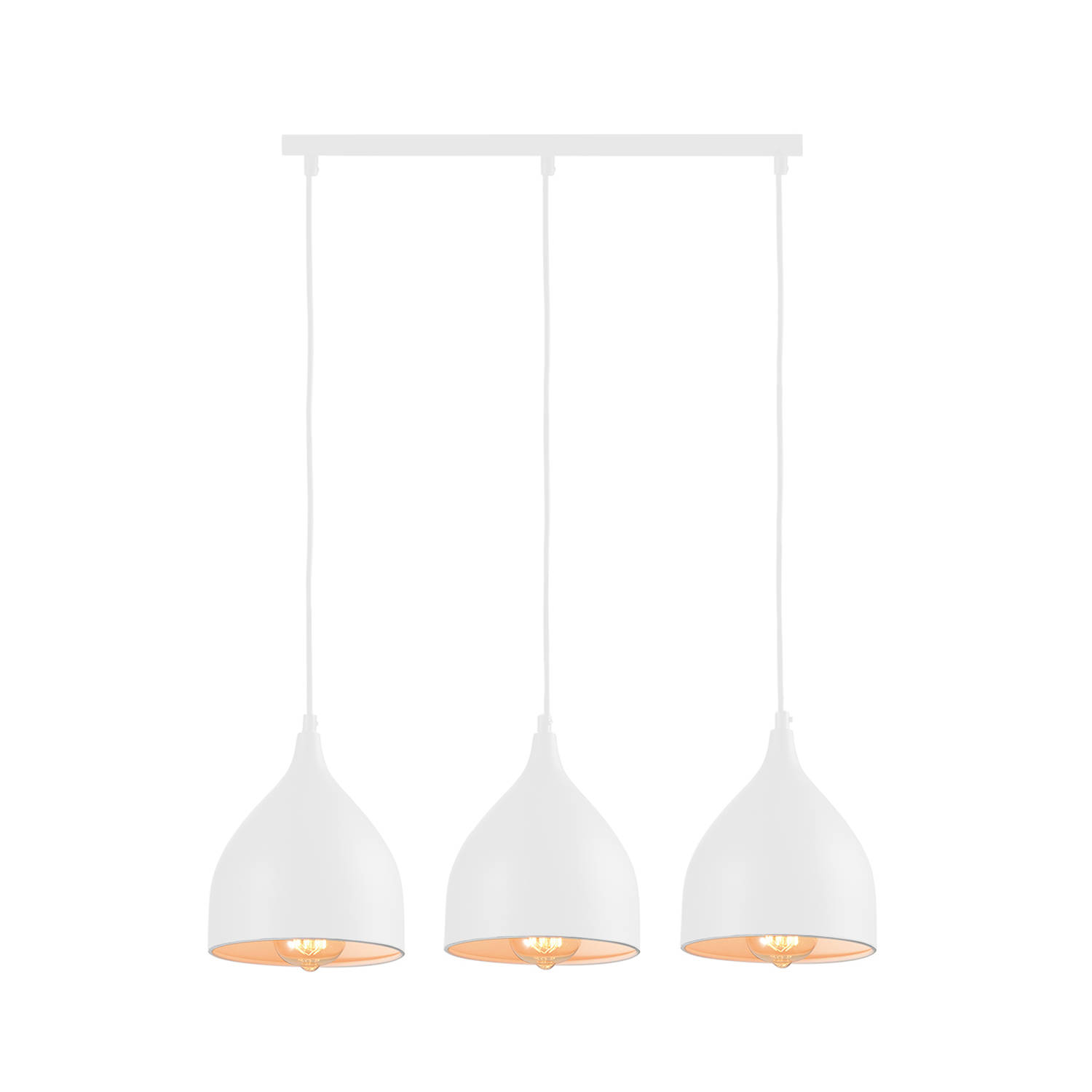 Quvio Hanglamp 3-lichts Wit Quv5061l-white