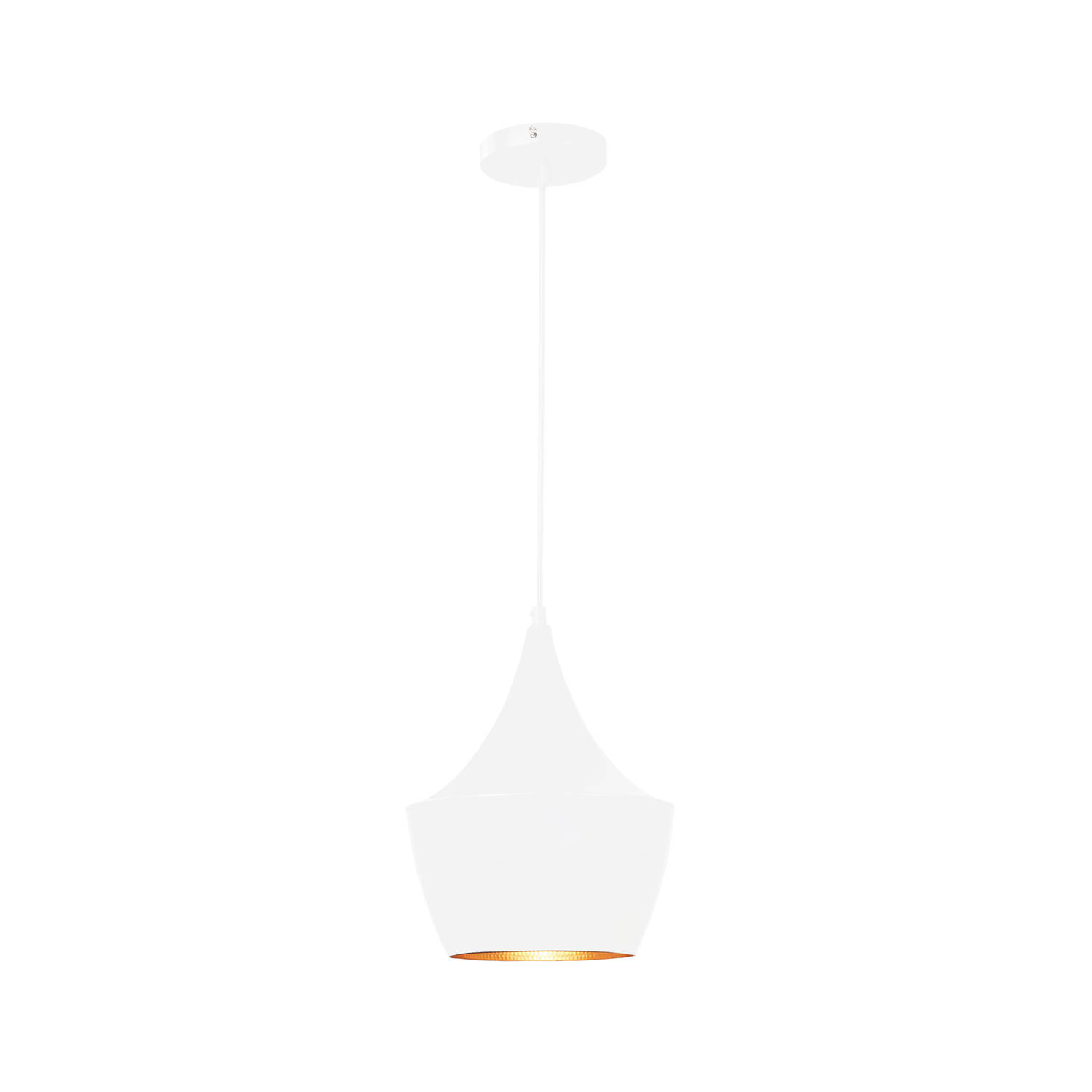 QUVIO Hanglamp rond wit - QUV5070L-WHITE