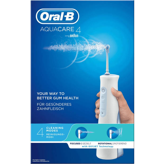 Oral-B Aquacare 4 Oxyjet - Wit - Elektrische Waterflosser