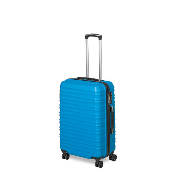 Blokker reiskoffer royal blue medium