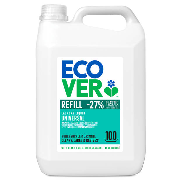 Ecover Wasmiddel Voordeelverpakking Universeel 5L 100 Wasbeurten