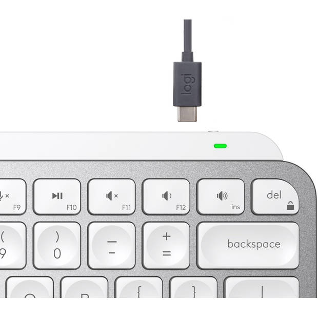Logitech toetsenbord MX Keys Mini (Zilver)