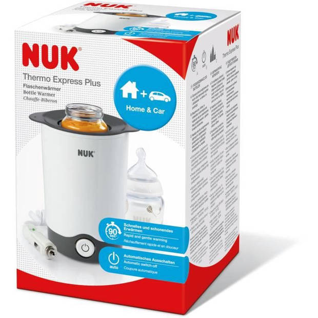 NUK Thermo Express-flessenwarmer voor auto / thuis