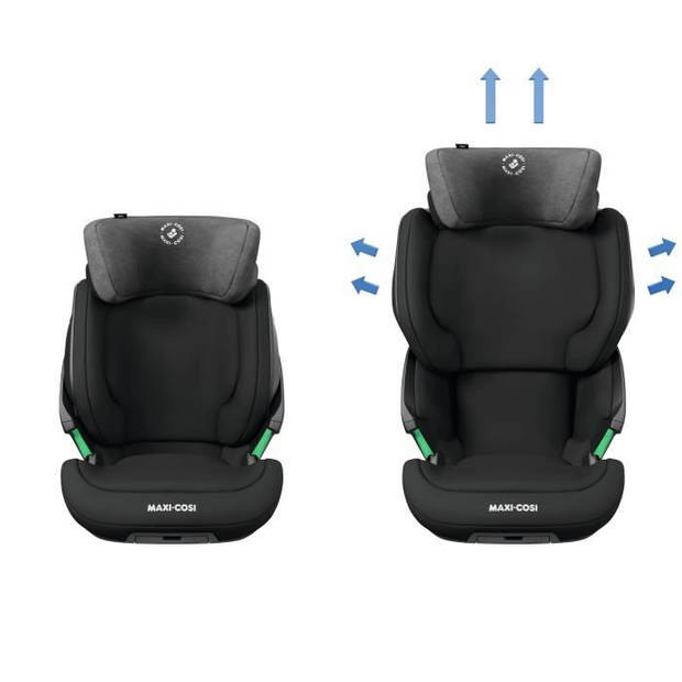 MAXI-COSI Kore Autostoel Groep 2/3 i-Size - Isofix - Van 3, 5 tot 12 jaar - Authentiek Zwart