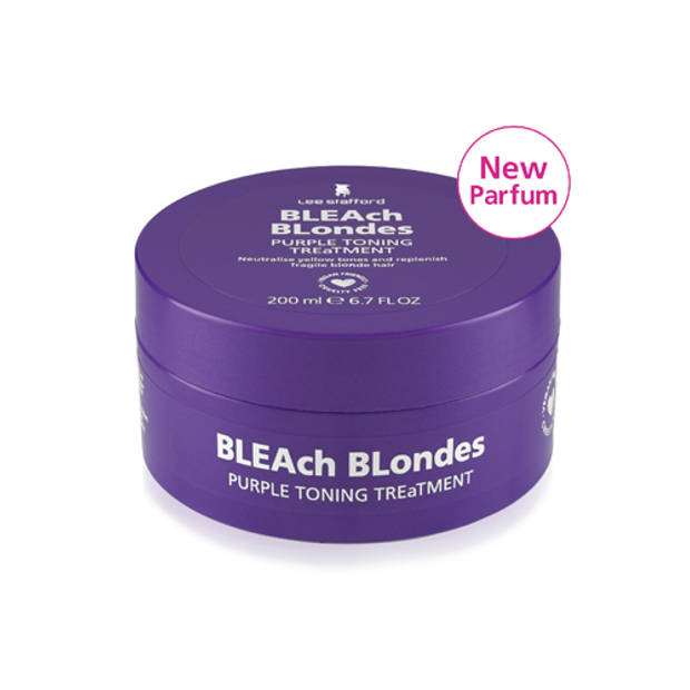 Lee Stafford Bleach Blondes Purple Toning Set - Zilvershampoo, Conditioner & Haarmasker - met Massageborstel
