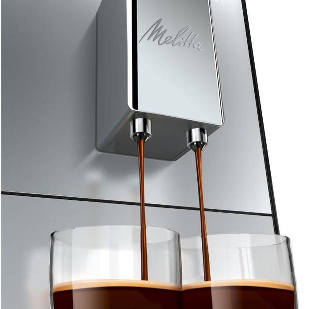 MELITTA F230-101 - Purista koffiemachine - Automatische Espresso met bonenmaler - 1450W - Watertank 1,2L - Zilver
