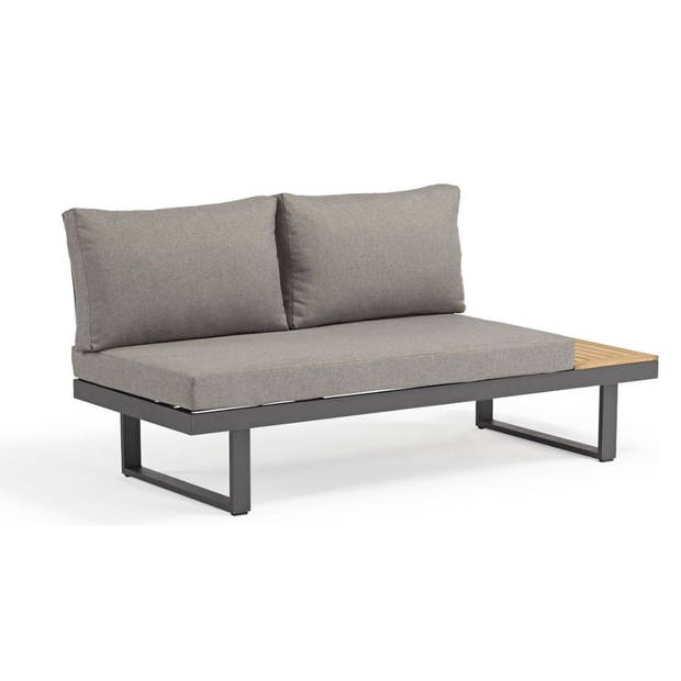 SenS-Line - Olympia Multifunctionele loungeset - Voor Buiten - 3-delige Set - Aluminium/Acacia/Polyester