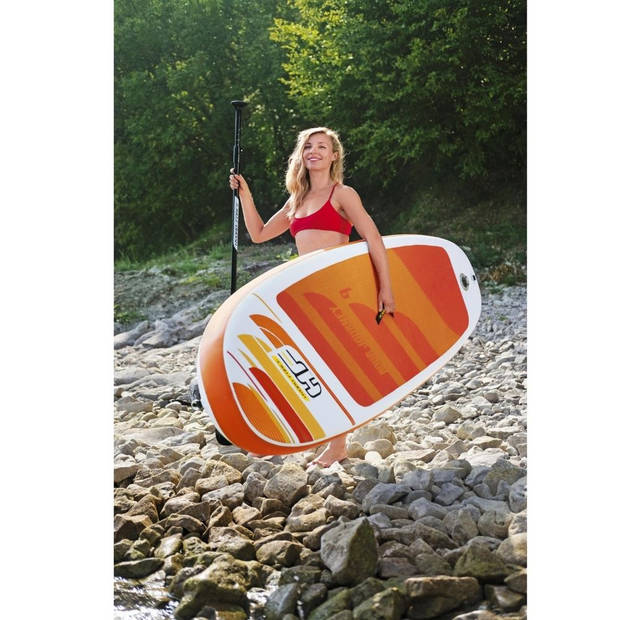 Bestway Sup Board - Hydro Force - Aqua Journey Set en SUP Elektrische Luchtpomp 12V