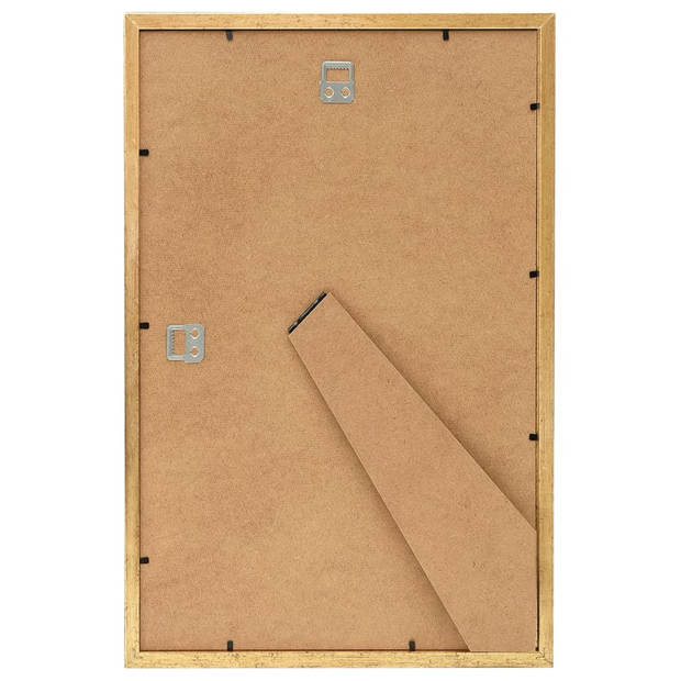 vidaXL Fotolijsten 3 st voor wand of tafel 70x90 cm MDF goudkleurig