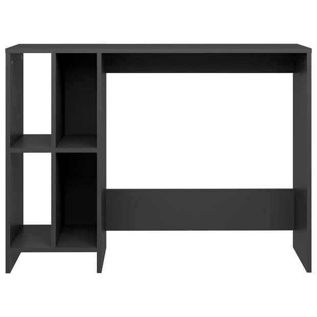 The Living Store Bureau - Modern - Bureau - 102.5 x 35 x 75 cm - Grijs spaanplaat