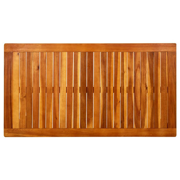 vidaXL Tuintafel 110x60x45 cm massief acaciahout