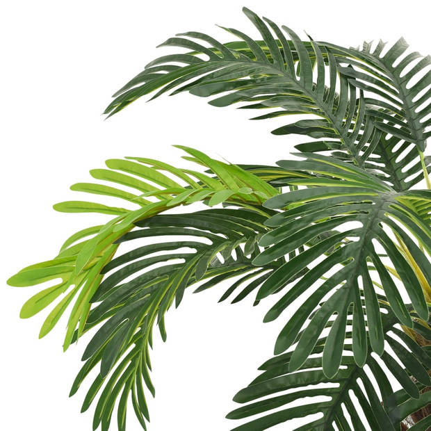 vidaXL Kunstplant met pot cycaspalm 90 cm groen