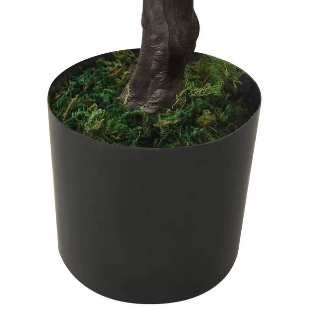 The Living Store Cipres Bonsai Kunstplant - 60cm - Gedetailleerde bladeren - Realistische uitstraling