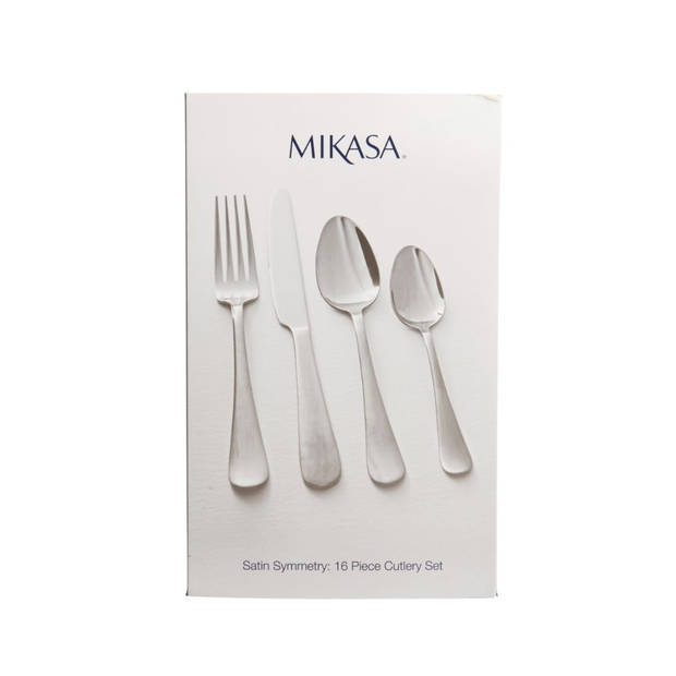 Mikasa - Bestekset, 16 Delig, RVS, Satin - Mikasa