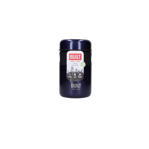 BUILT New York - Thermos Lunchbox, 0.49 L, Nachtblauw - BUILT New York Active
