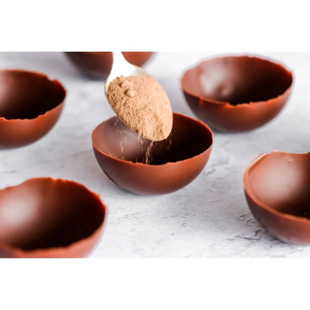KitchenCraft - Siliconen Chocolade Mal, 2-delig - KitchenCraft