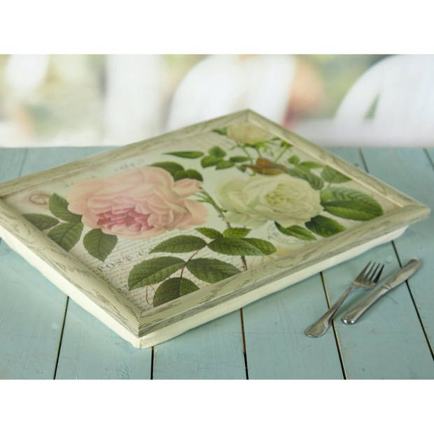 Creative Tops - Laptray, Schoot Dienblad, Rose Garden, 44 x 34 cm - Creative Tops