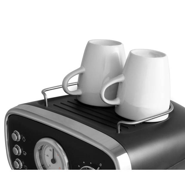 Tomado TPM1501B - Koffiezetapparaat Pistonmachine - 1.2 L inhoud - Filterkoffie - Koffiecups - Zwart