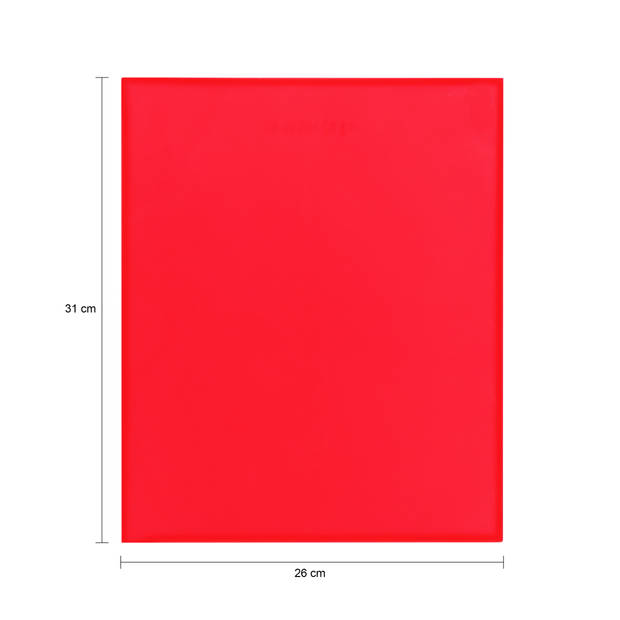 Krumble Flexibele siliconen bakmat rood 31 x 26 cm