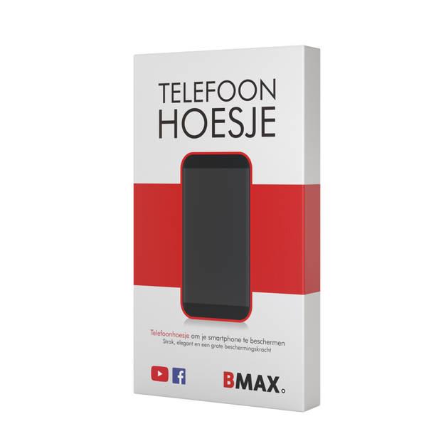 BMAX Carbon soft case hoesje voor iPhone 13 Pro Max - Black/Zwart
