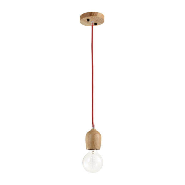 QUVIO Hanglamp hout - QUV5043L-WOOD