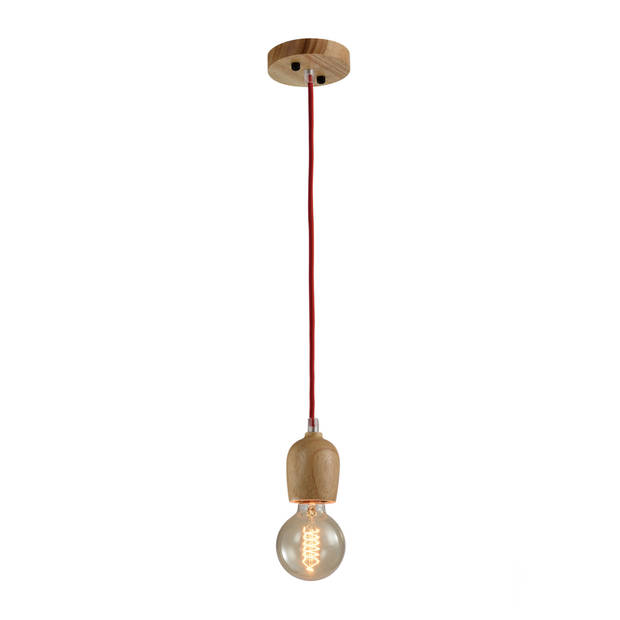 QUVIO Hanglamp hout - QUV5043L-WOOD