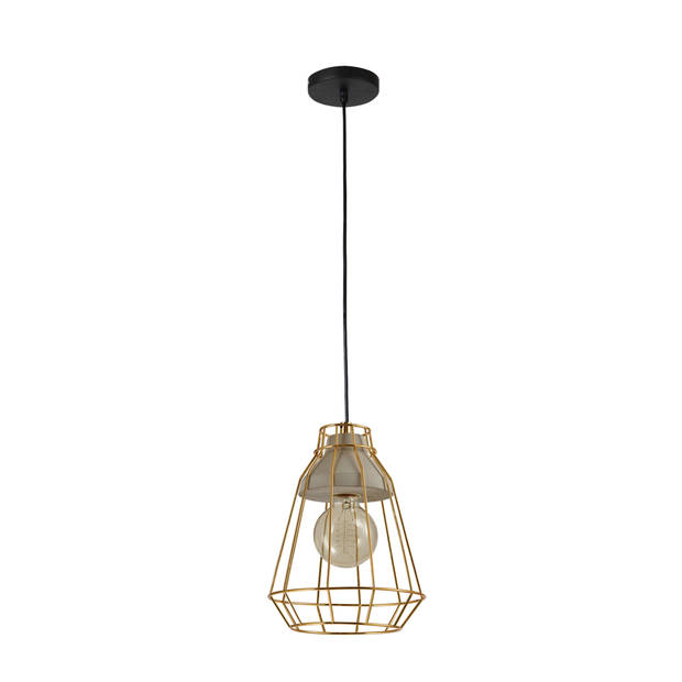 QUVIO Hanglamp beton en staal - QUV5096L-GOLD