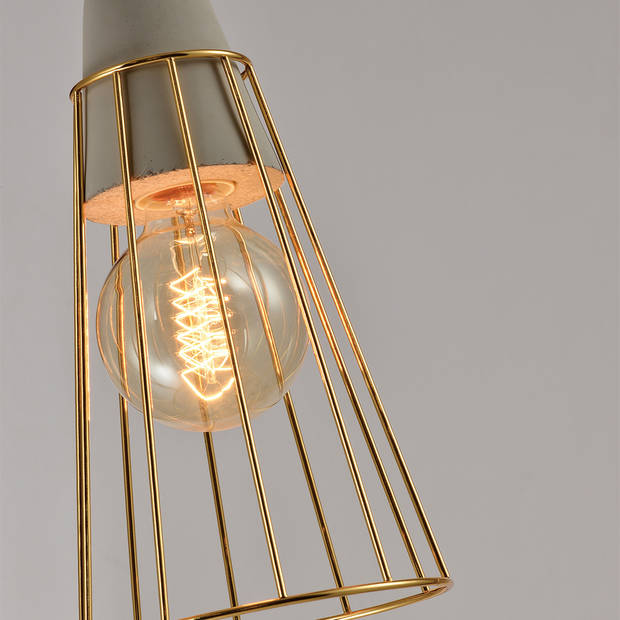 QUVIO Hanglamp goud langwerpig - QUV5099L-GOLD