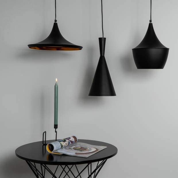 QUVIO Hanglamp rond zwart - QUV5070L-BLACK