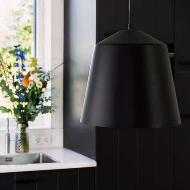 QUVIO Hanglamp langwerpig zwart - QUV5162L-BLACK