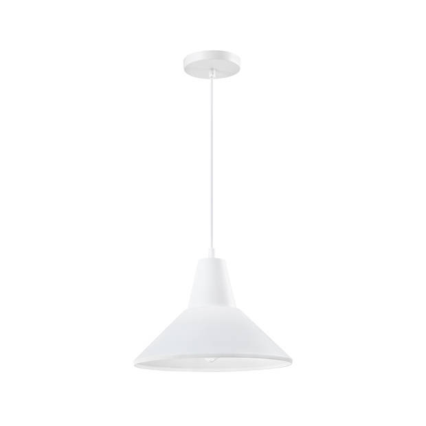 QUVIO Hanglamp rond wit - QUV5149L-WHITE