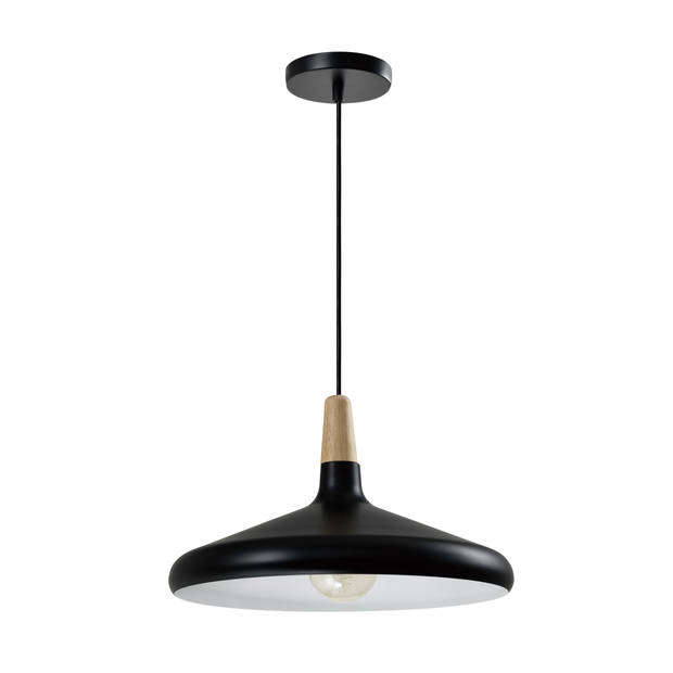 QUVIO Hanglamp rond zwart - QUV5132L-BLACK