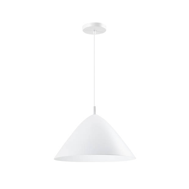 QUVIO Hanglamp rond wit - QUV5138L-WHITE