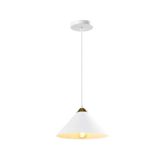 QUVIO Hanglamp rond wit - QUV5140L-WHITE