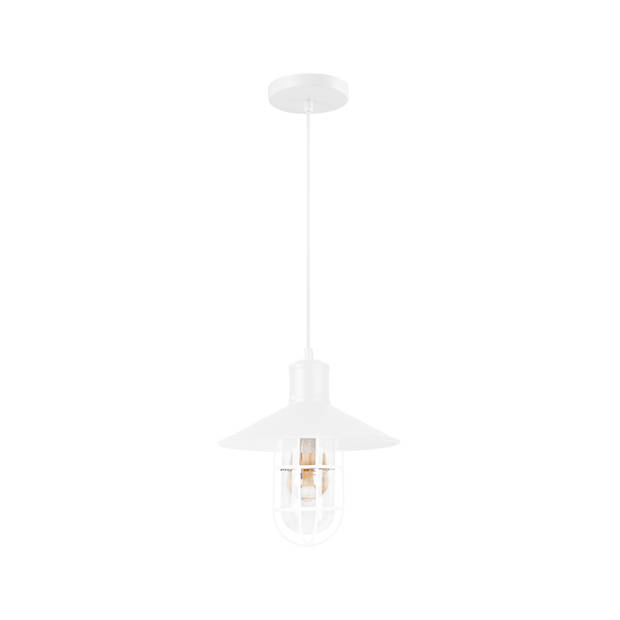 QUVIO Hanglamp metaal en glas - QUV5082L-WHITE