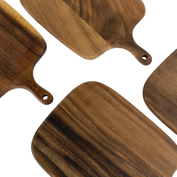 Krumble Houten snijplank met ronde hoeken - Donker hout