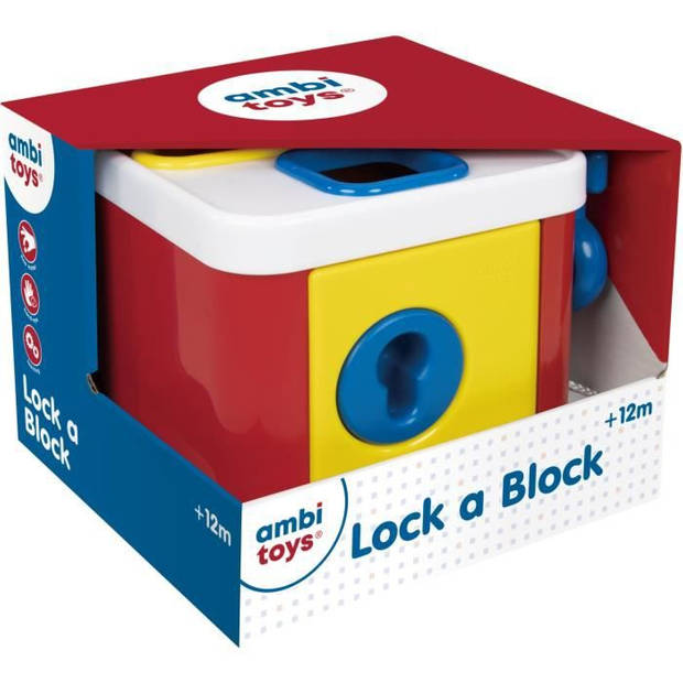 Ambi Toys Lock a Block Shape Sorter 3931151