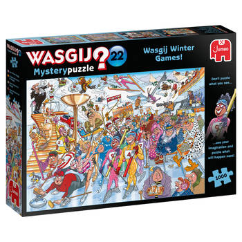 Jumbo legpuzzel Wasgij Mystery 22 - Winterspelen! 1000 stukejs