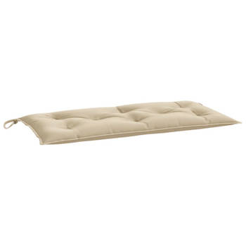 vidaXL Tuinbankkussen 100x50x7 cm oxford stof beige