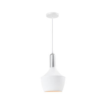 Blokker QUVIO Hanglamp rond wit - QUV5118L-WHITE aanbieding