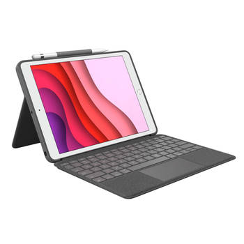 Logitech tablet toetsenbord Combo Touch iPad (7e, 8e & 9e gen)