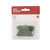 100x stuks kerstbalhaakjes/kerstboomhaakjes groen 4 cm - Kerstbalhaakjes