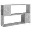 vidaXL Boekenkast 100x24x63 cm bewerkt hout betongrijs