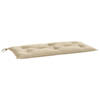 vidaXL Tuinbankkussen 100x50x7 cm oxford stof beige